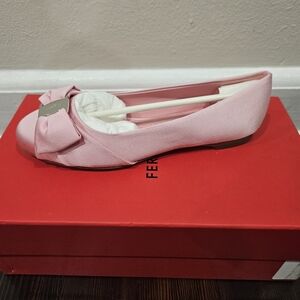 Salvatore Ferragamo Pink Women's Ballet Flats